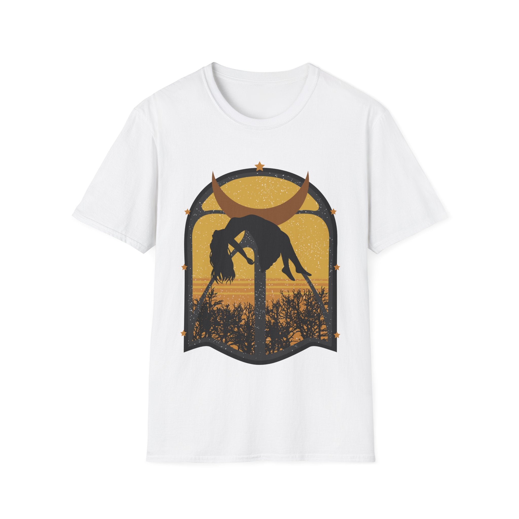 Creepy Witch levitating - Wicked Magic Witches - Unisex T-Shirt