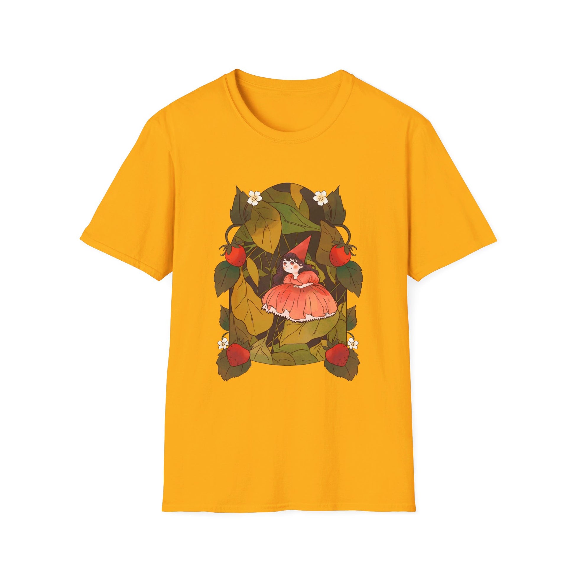 Strawberry Fairy - Fairy Tail World - Front Design - Premium Bio Unisex T-Shirt - Pure Face Streetwear