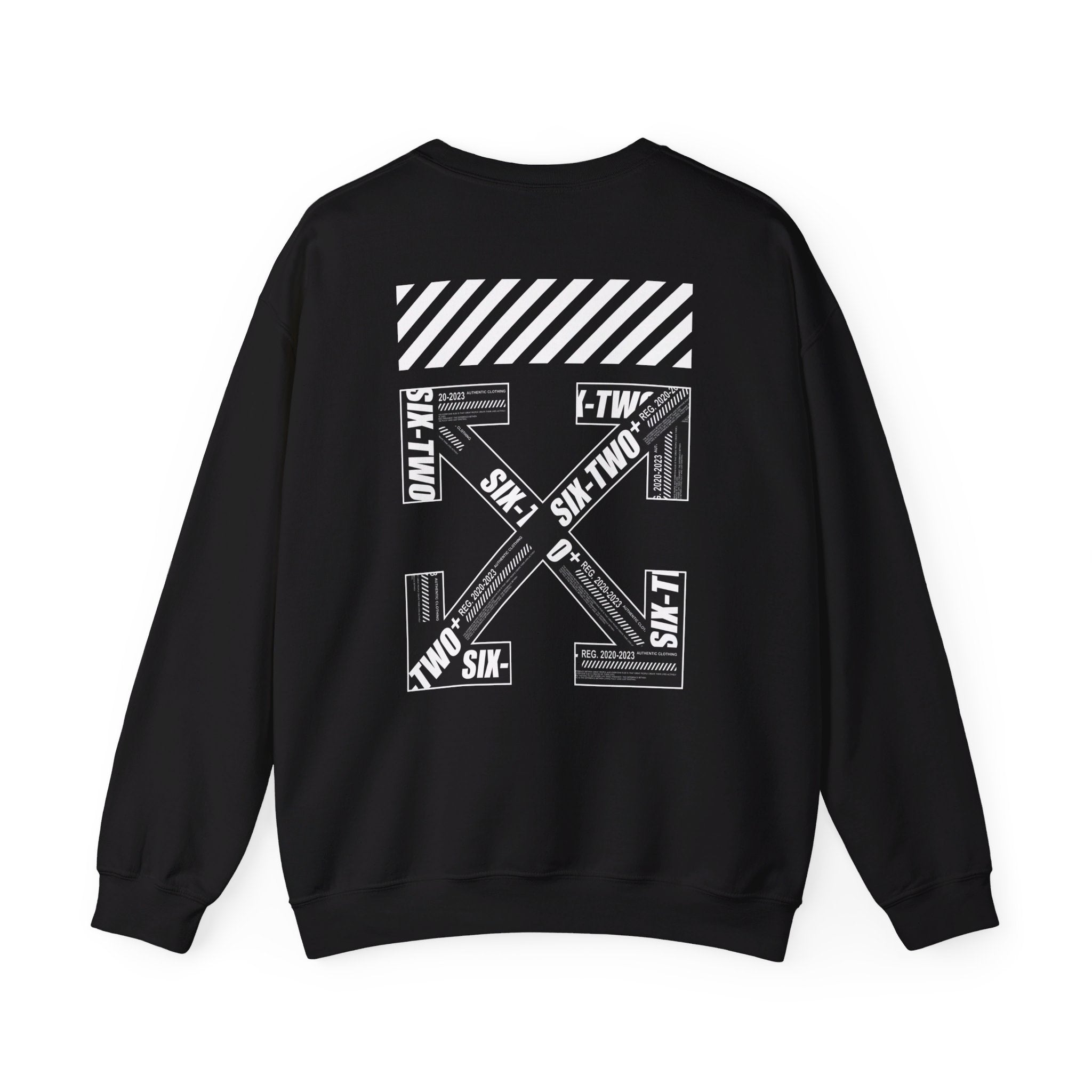 Six Two Streetwear - Streetwear - Level X - Back Design - Premium Unisex Heavy Blend™ Crewneck Sweatshirt