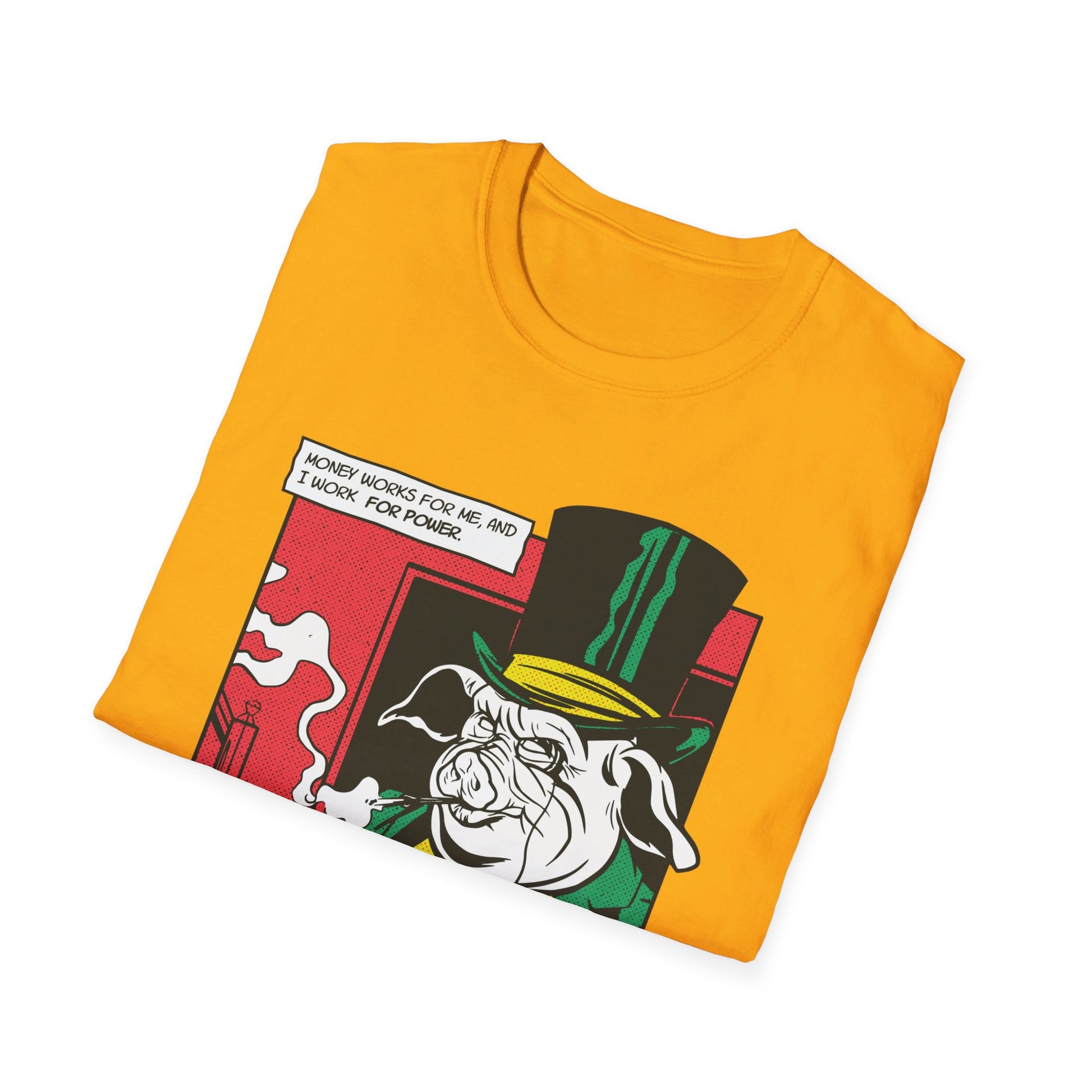 Mister Pig Money Man - Comic Mafia - Front Design - Premium Bio Unisex T-Shirt - Pure Face Streetwear