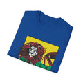 Lion Gangster driving - Comic Mafia - Front Design - Premium Bio Unisex T-Shirt - Pure Face Streetwear