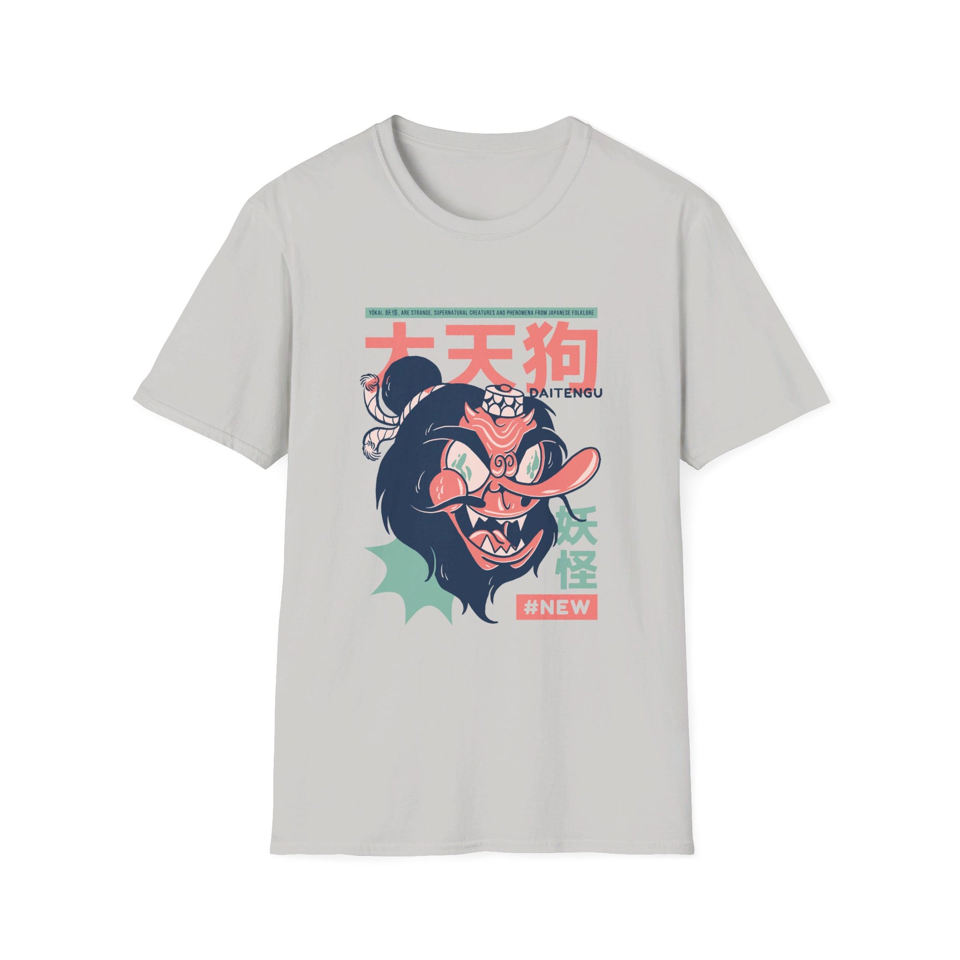 Daitengu - Japanese Yokai - Front Design - Premium Bio Unisex T-Shirt - Pure Face Streetwear