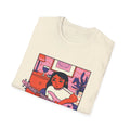 Girl playing Gitarre - Cozy at Home - Front Design - Premium Bio Unisex T-Shirt - Pure Face Streetwear