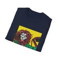 Lion Gangster driving - Comic Mafia - Front Design - Premium Bio Unisex T-Shirt - Pure Face Streetwear