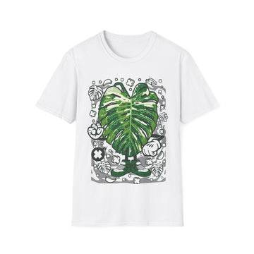 Monstera Thai Constellation - Cartoon Plants - Unisex T-Shirt