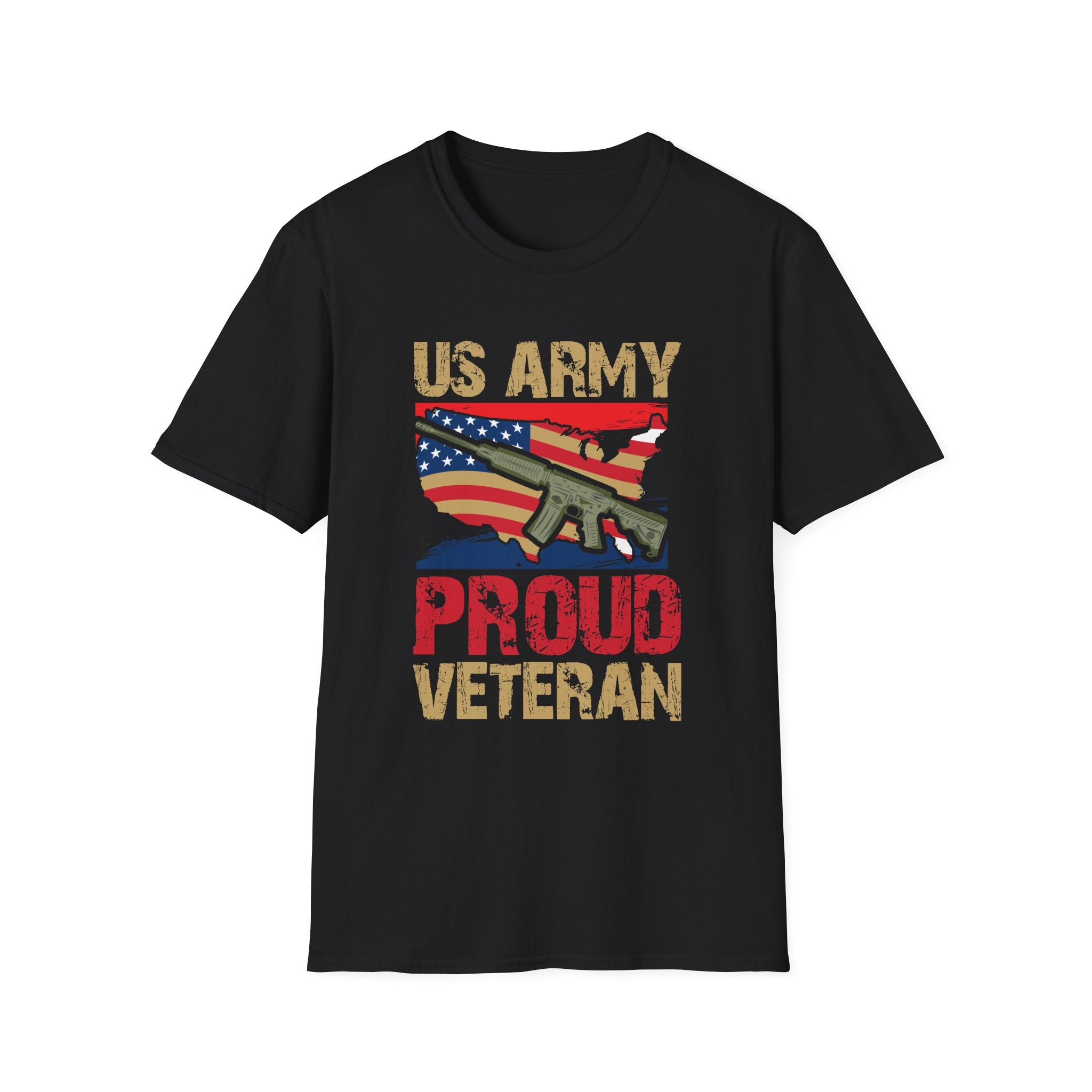 US Army Proud Veteran - Veteran - Front Design - Premium Bio Unisex T-Shirt