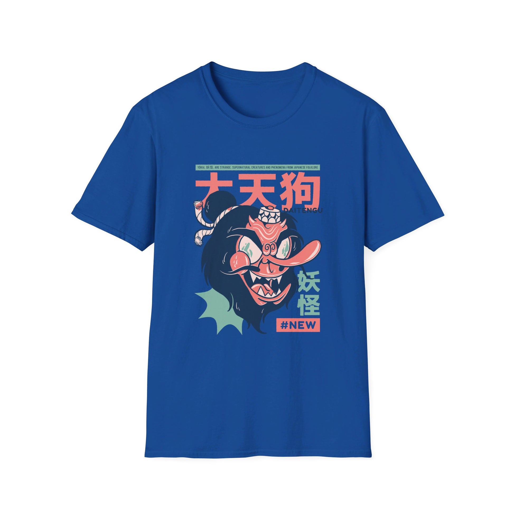 Daitengu - Japanese Yokai - Front Design - Premium Bio Unisex T-Shirt - Pure Face Streetwear