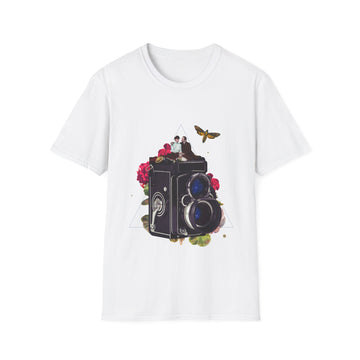 Camera - Quirky Collage - Unisex T-Shirt - Front Print