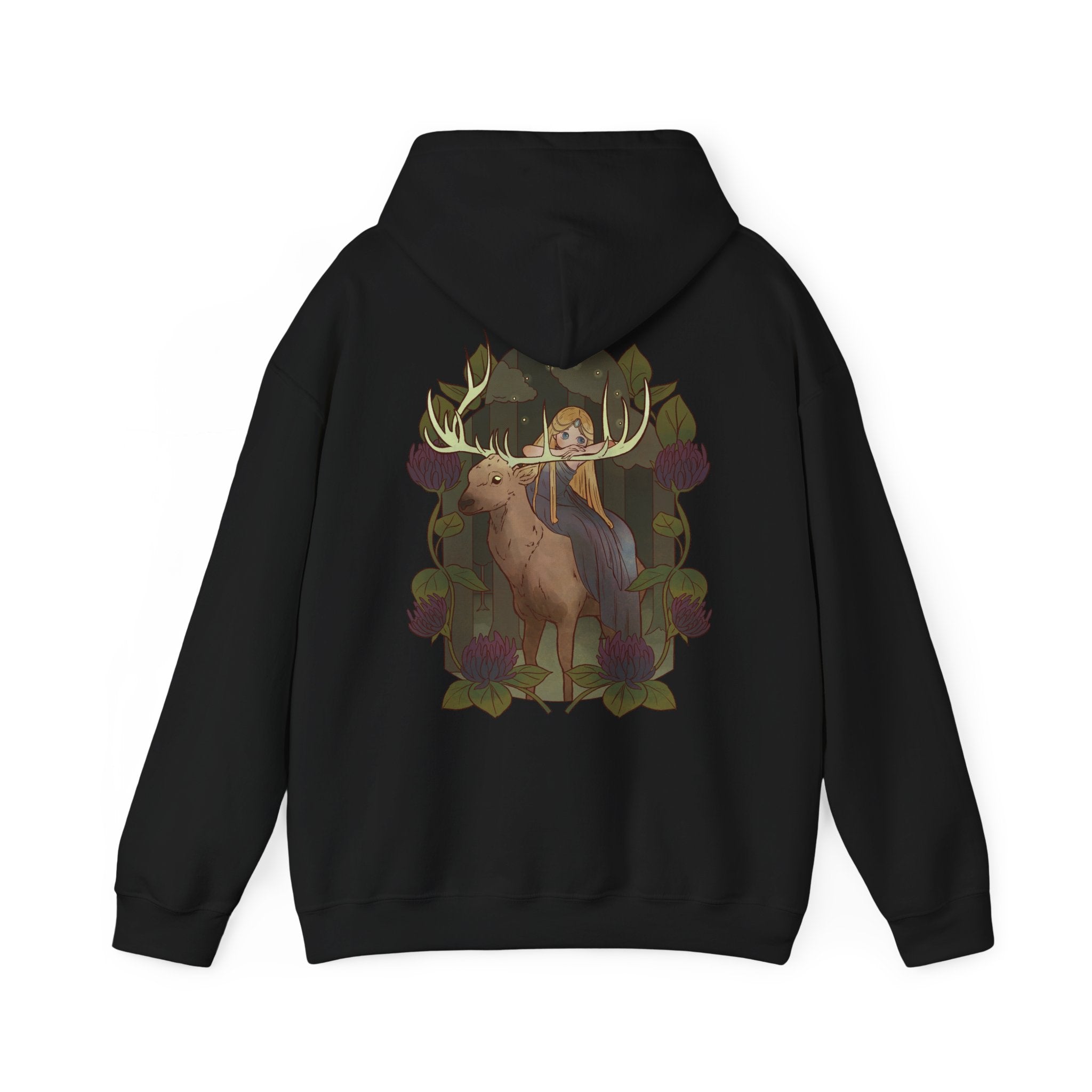 Deer and Fairy - Fairy Tail World - Unisex Hoodie