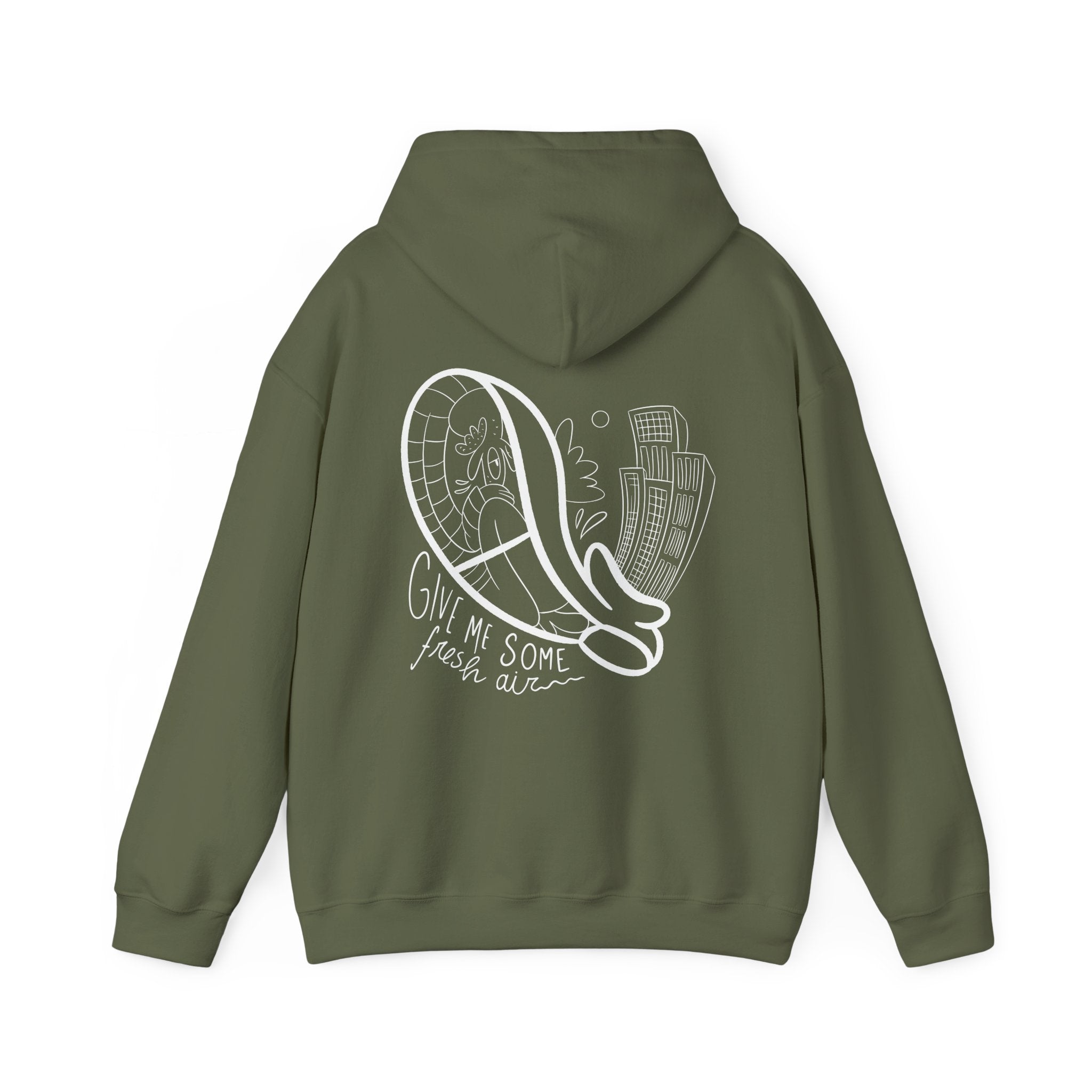 Claustrophobia Give me some fresh air - Doodle Fears - Unisex Hoodie