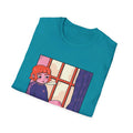 Girl in Window - Cozy at Home - Front Design - Premium Bio Unisex T-Shirt - Pure Face Streetwear