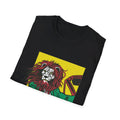 Lion Gangster driving - Comic Mafia - Front Design - Premium Bio Unisex T-Shirt - Pure Face Streetwear