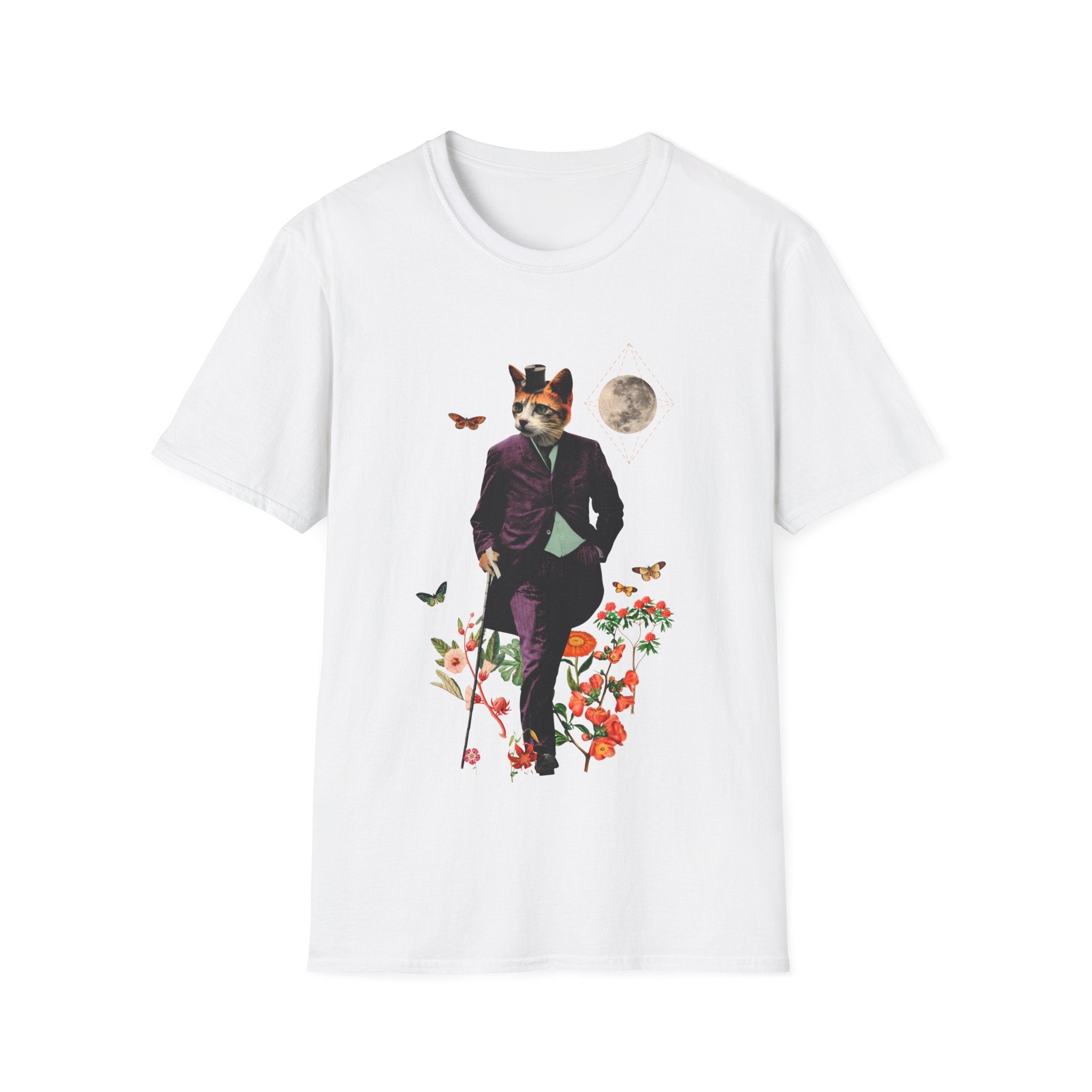 Cat - Animal Human - Unisex T-Shirt - Front Print