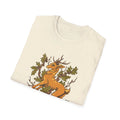 Deer Oak - Animals In Nature - Front Design - Premium Bio Unisex T-Shirt - Pure Face Streetwear