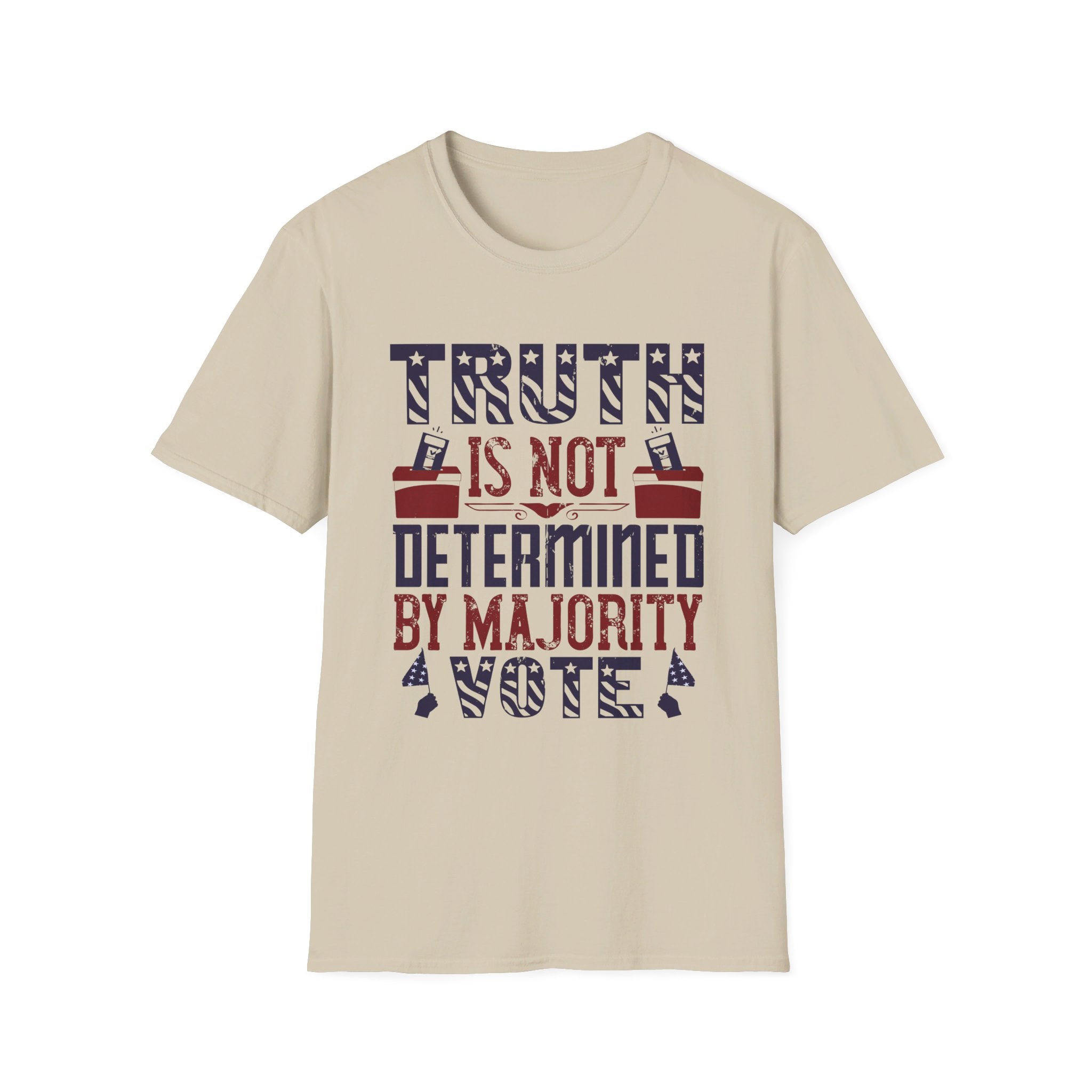 Truth is not determined by majority vote - Political - Front Design - Premium Bio Unisex T-Shirt