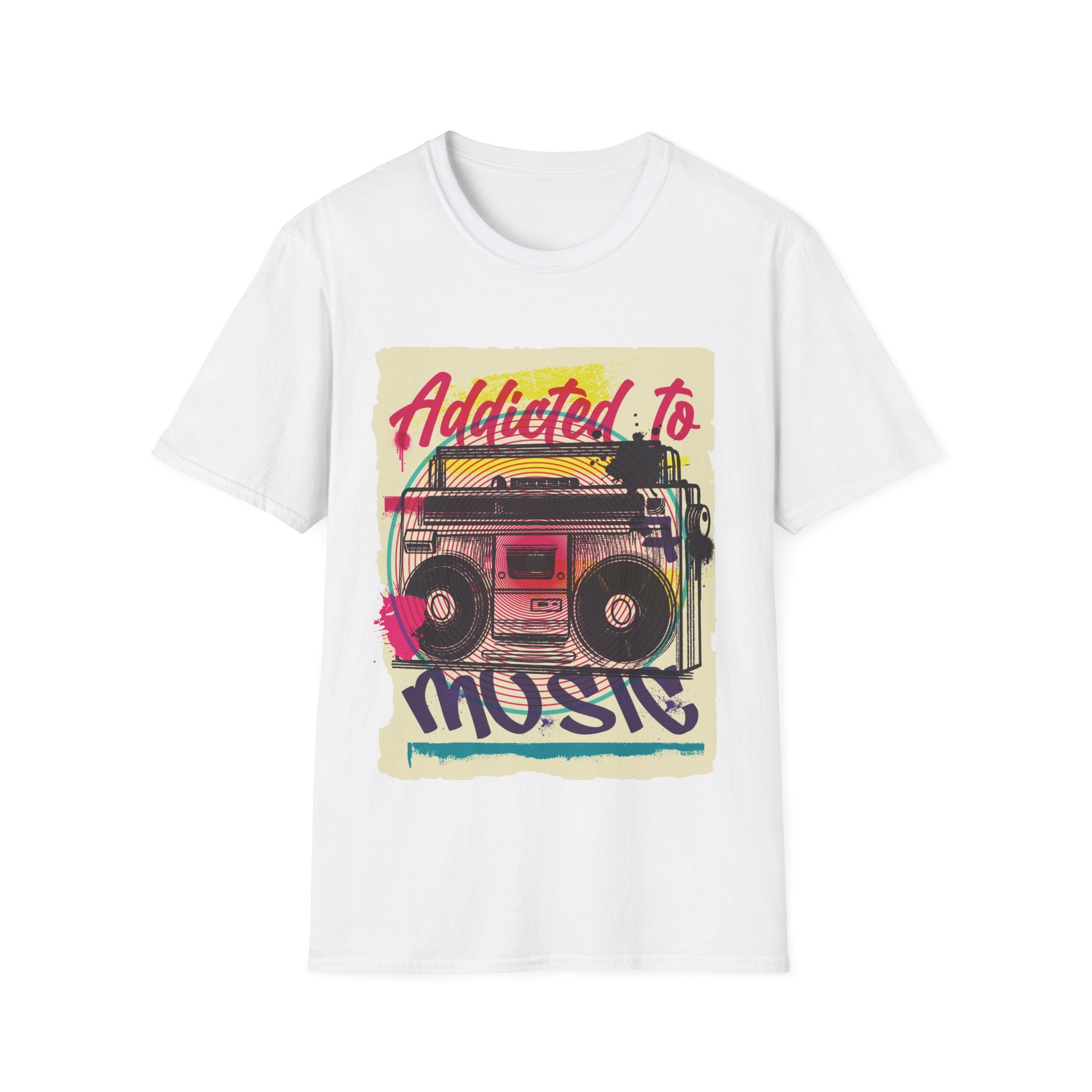 Boombox - Urban Graffiti - Unisex T-Shirt - Front Print