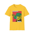 Alligator with Gun - Comic Mafia - Front Design - Premium Bio Unisex T-Shirt - Pure Face Streetwear