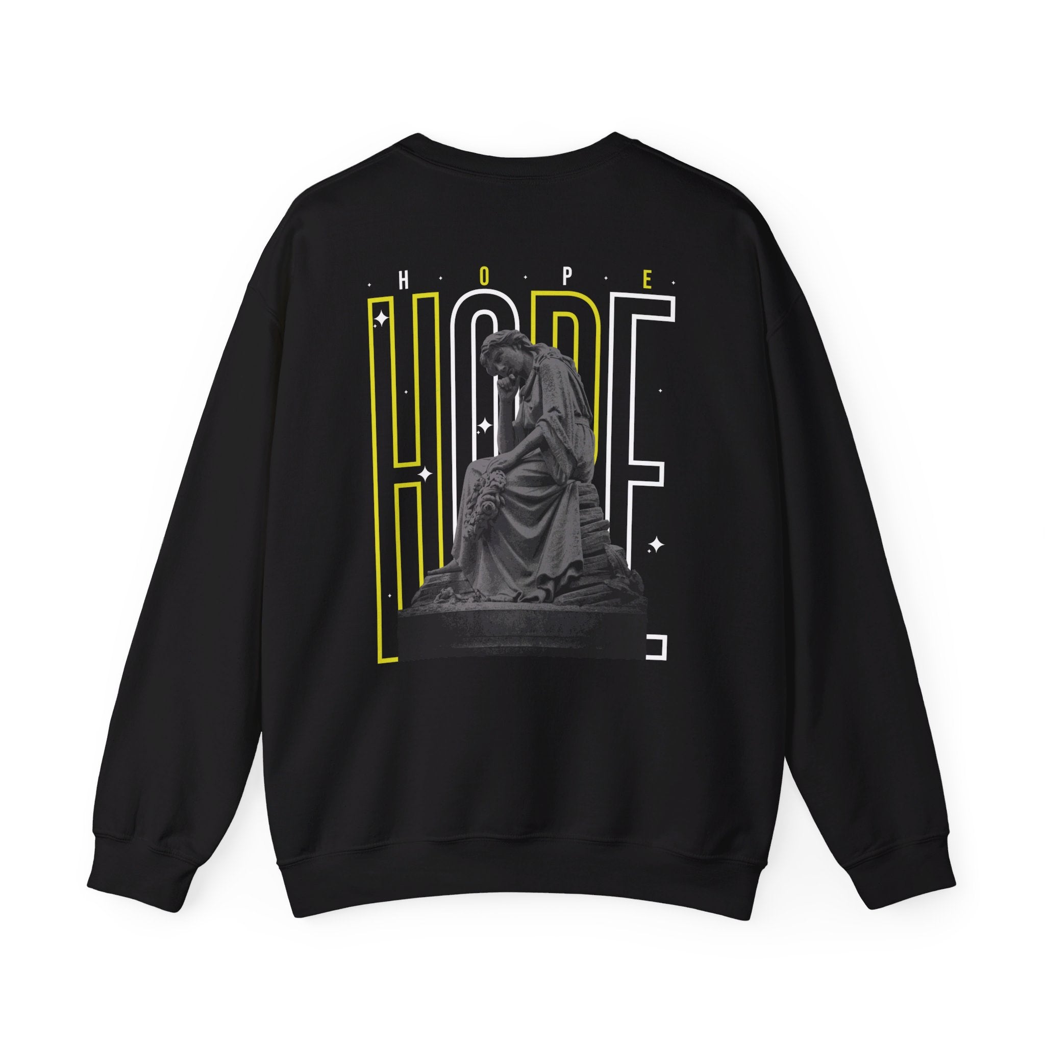 Hope - Streetwear - Gods Way - Back Design - Premium Unisex Heavy Blend™ Crewneck Sweatshirt