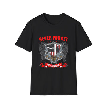 Never forget our fall Heroes - Veteran - Front Design - Premium Bio Unisex T-Shirt