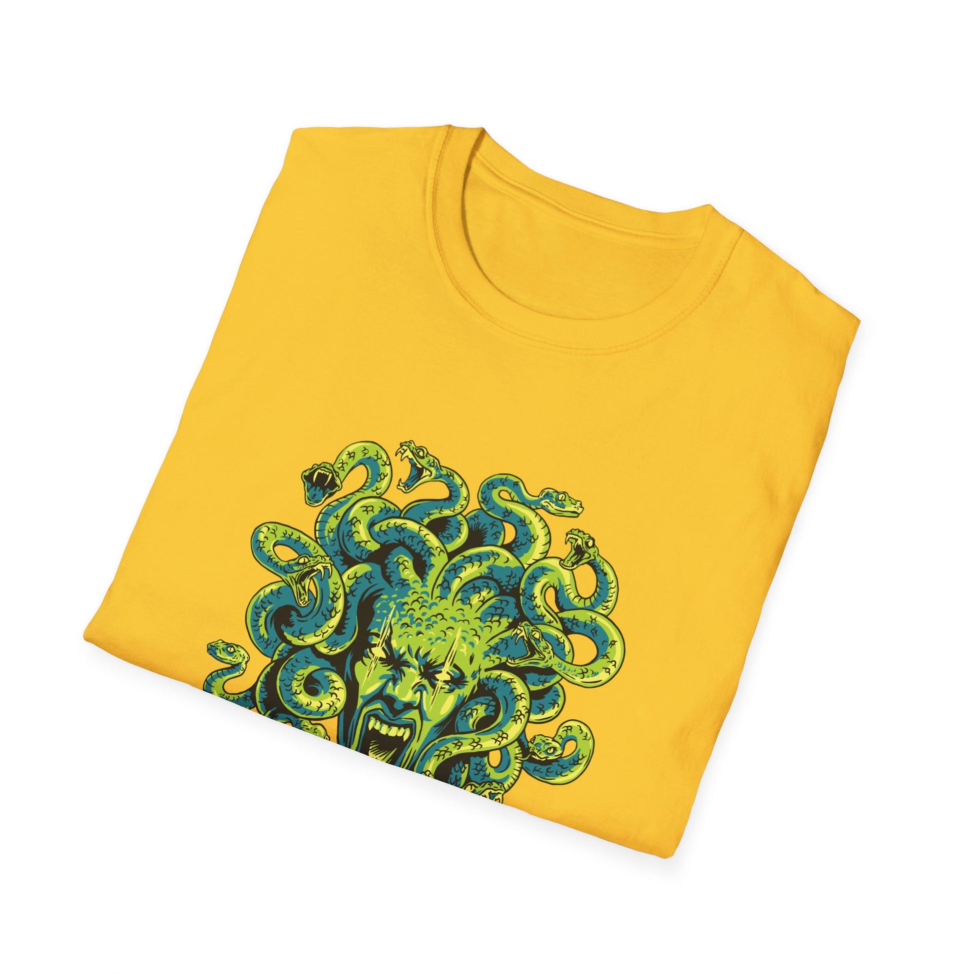 Medusa - Greek Mythology - Front Design - Premium Bio Unisex T-Shirt - Pure Face Streetwear