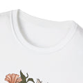 Hare Rabbit Ivy Flowers - Animals In Nature - Front Design - Premium Bio Unisex T-Shirt - Pure Face Streetwear