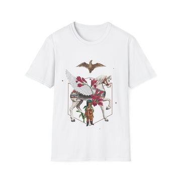 Horse - Quirky Collage - Unisex T-Shirt - Front Print