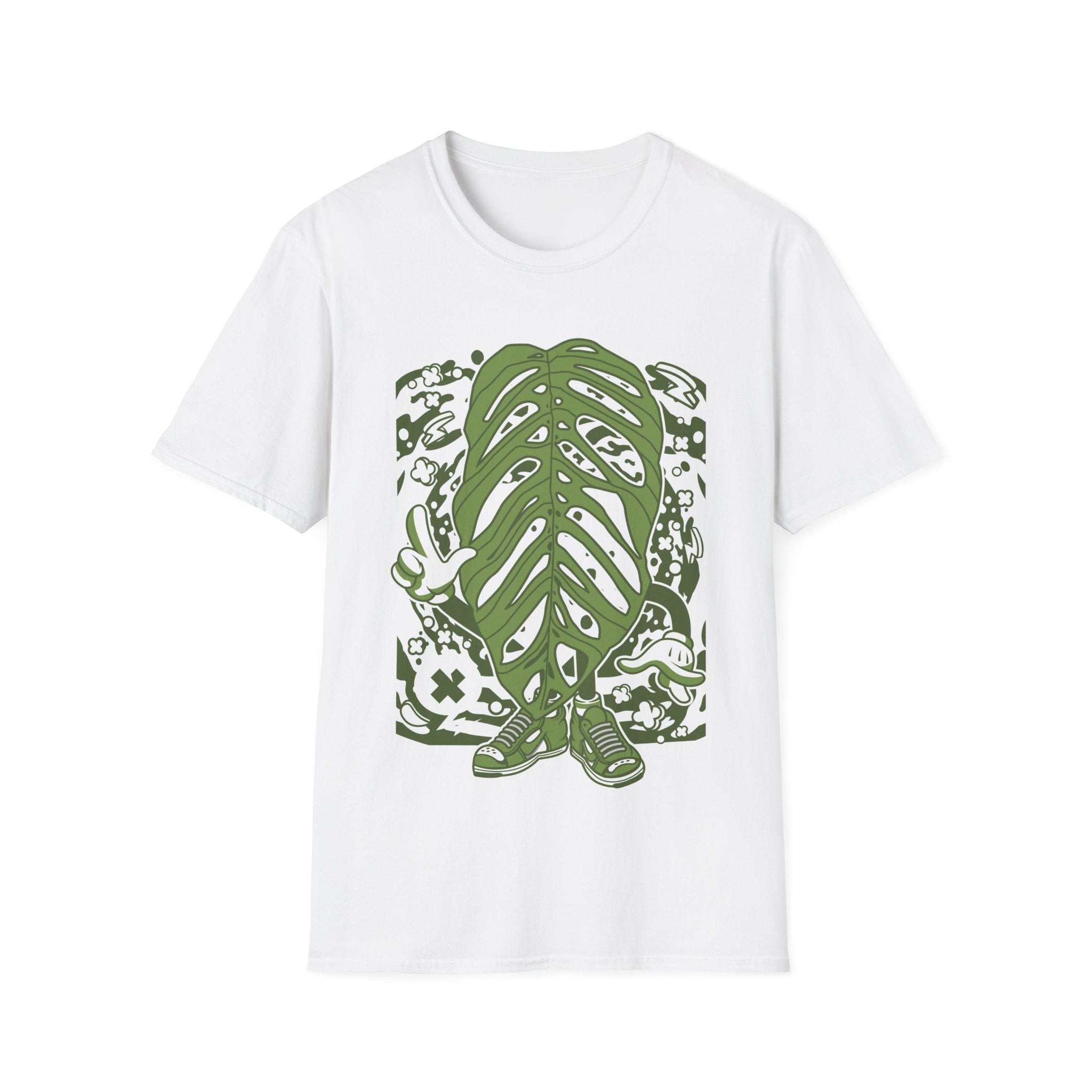 Monstera Esqueleto - Cartoon Plants - Unisex T-Shirt