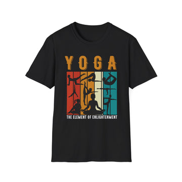 Yoga the element of englightenment - Yoga - Unisex T-Shirt