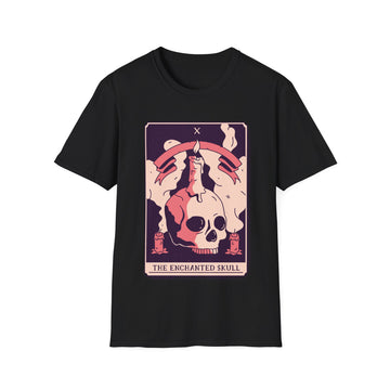 The Enchanted Skull - Magical Tarot Card - Unisex T-Shirt