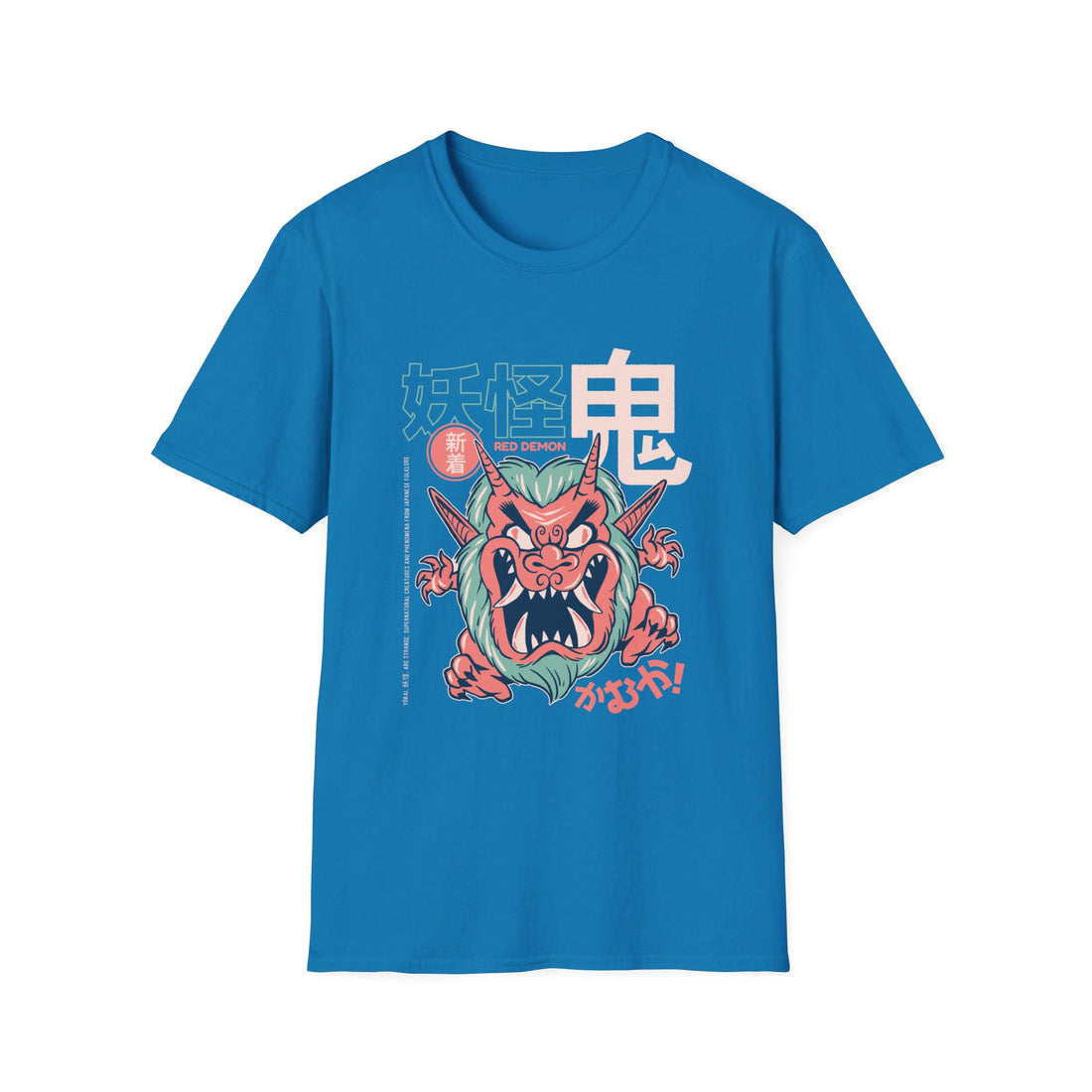 Oni - Japanese Yokai - Front Design - Premium Bio Unisex T-Shirt - Pure Face Streetwear