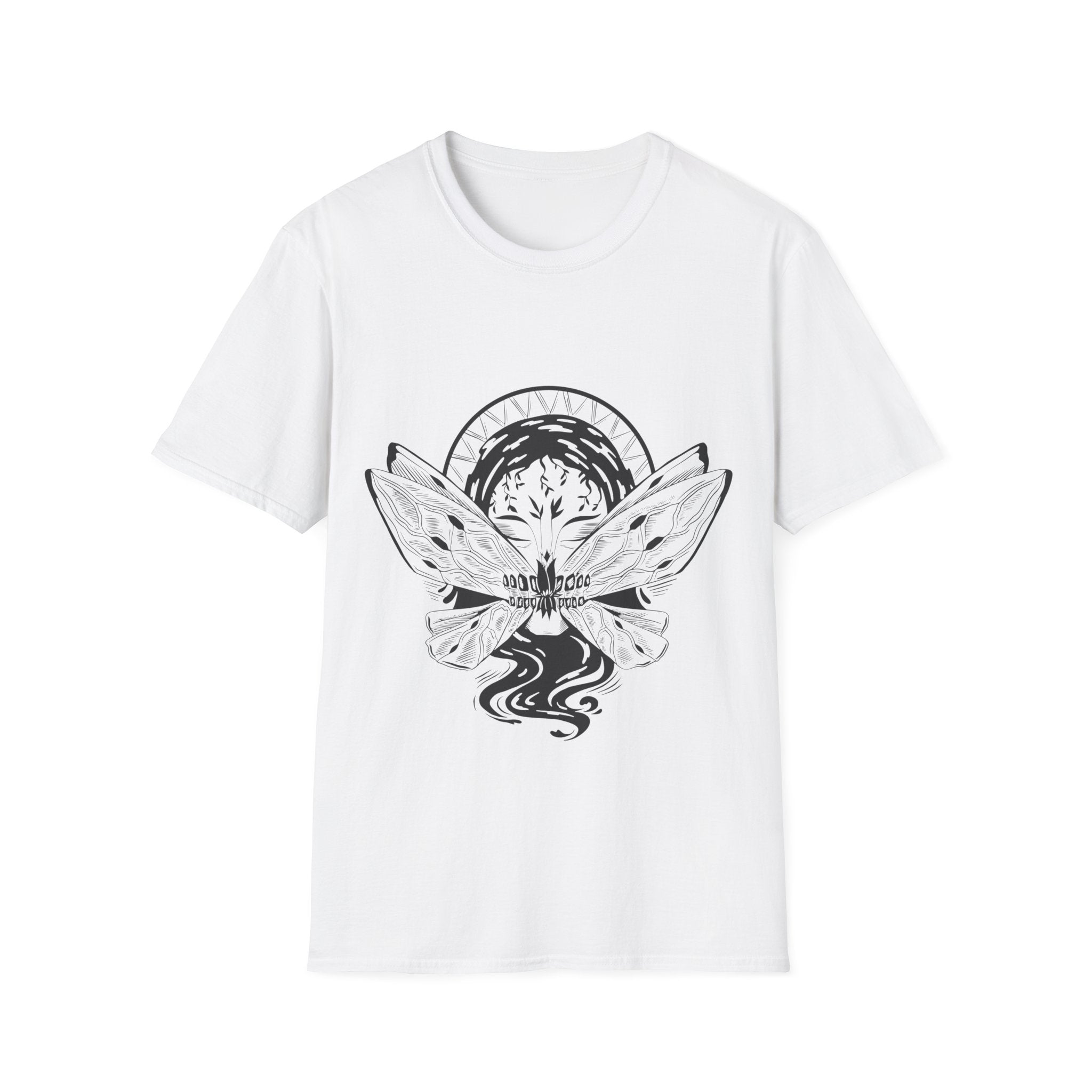 Butterfly Mouth Dark Art - Dark Fantasy - Unisex T-Shirt