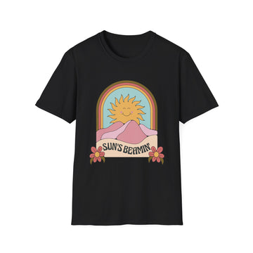 Sun´s beamin - Hippie Retro - Unisex T-Shirt