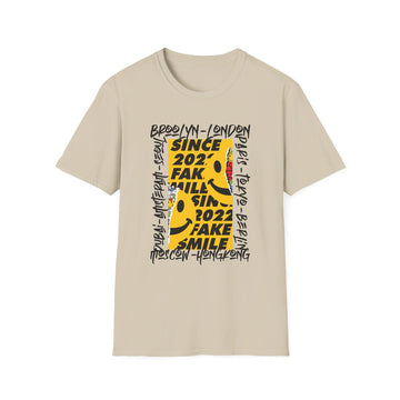 Fake Smile Brooklyn London - Streetwear - Joker Edition - Front Design - Premium Bio Unisex T-Shirt