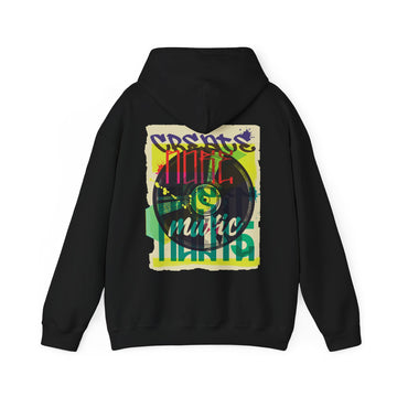 Vinyl Record - Urban Graffiti - Unisex Hoodie