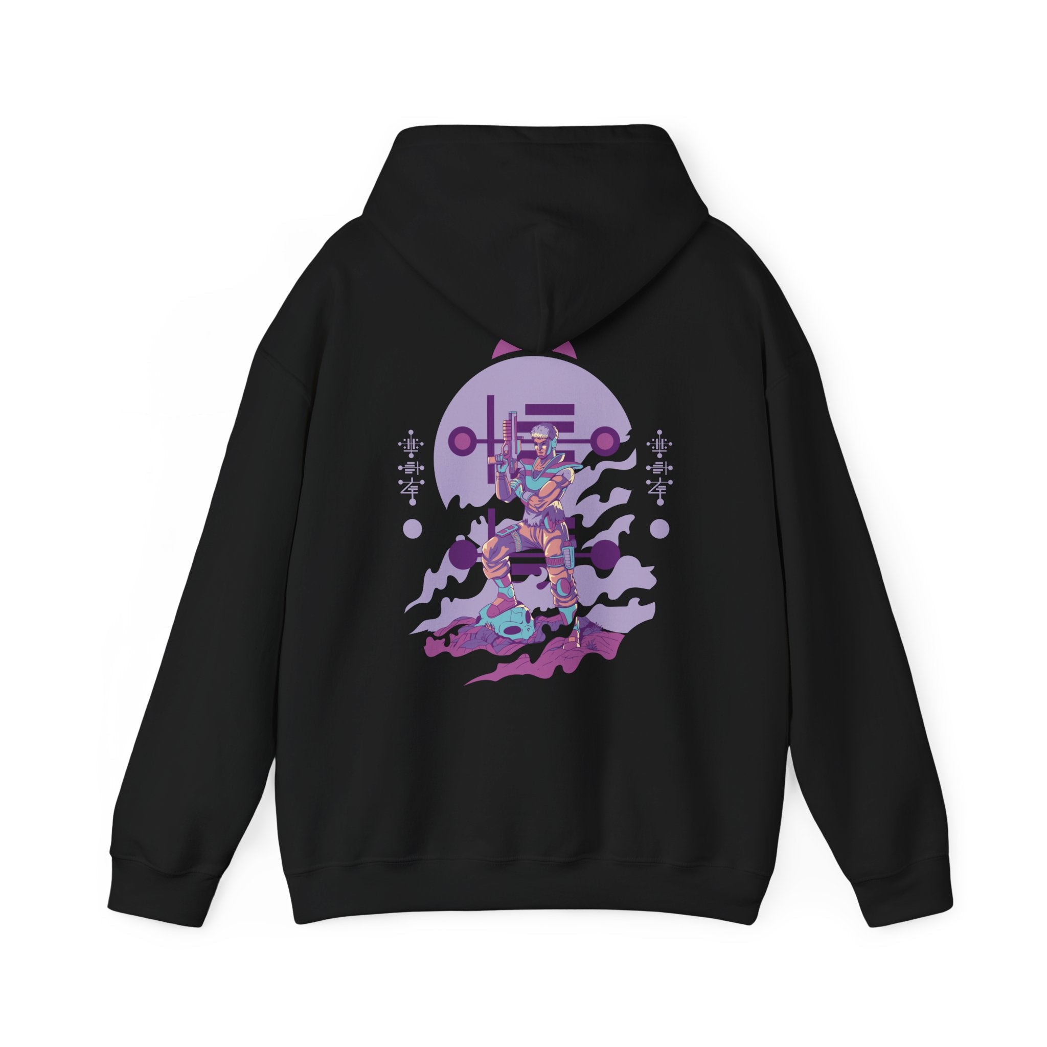 Humanoid Alien with Weapon - Alien Warrior - Unisex Hoodie