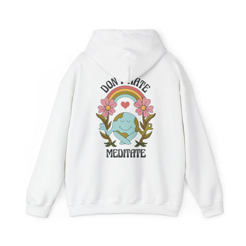 Hippie Retro don´t hate meditate - Hippie Retro - Unisex Hoodie