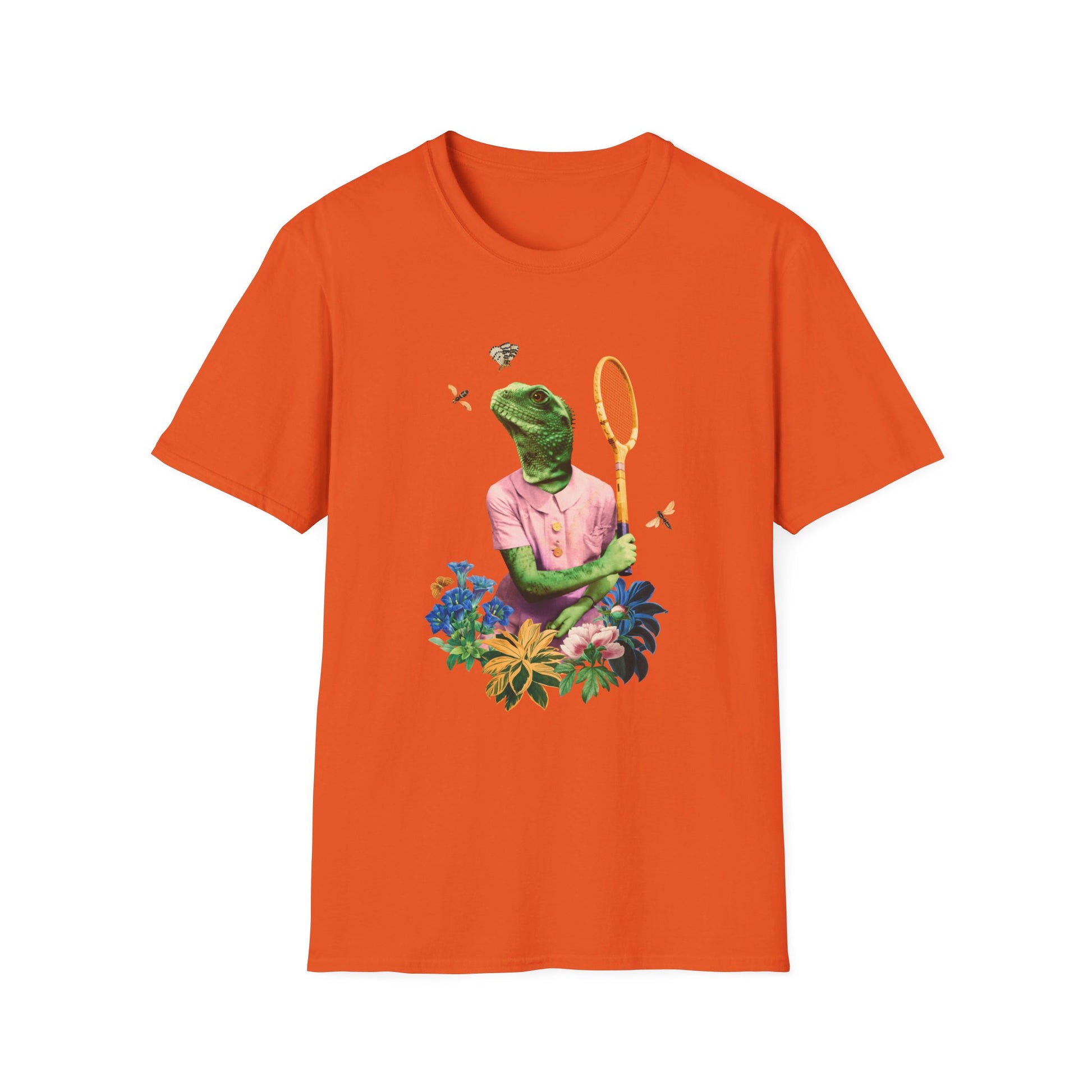 Lizard - Animal Human - Front Design - Premium Bio Unisex T-Shirt - Pure Face Streetwear