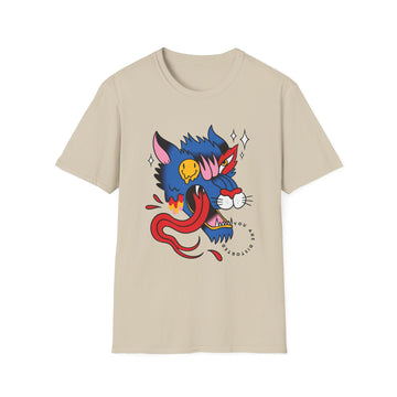 Wolf - Trippy Tattoo - Unisex T-Shirt