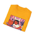 Girl playing Gitarre - Cozy at Home - Front Design - Premium Bio Unisex T-Shirt - Pure Face Streetwear