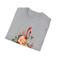 Flamingo - Animal Human - Front Design - Premium Bio Unisex T-Shirt - Pure Face Streetwear