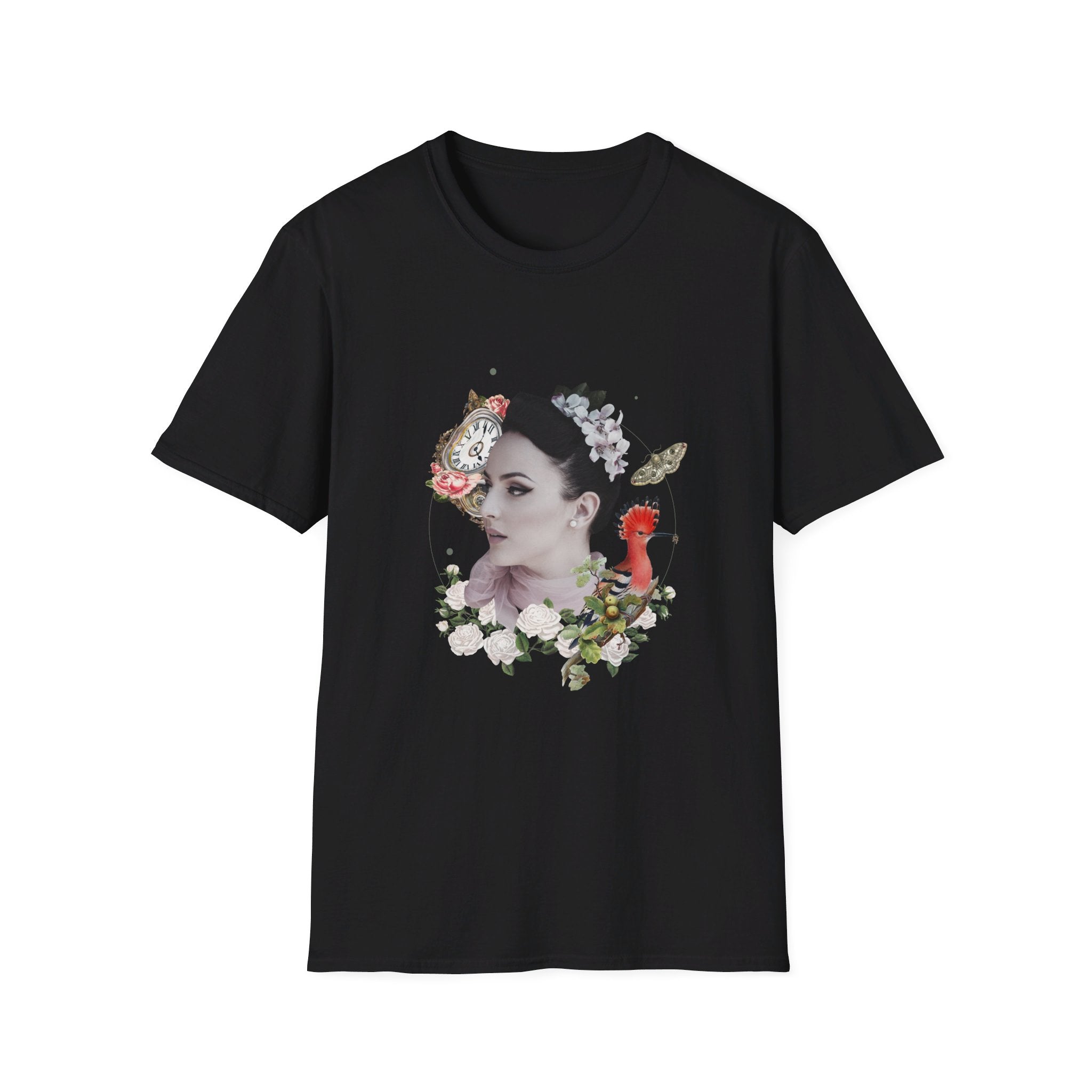 Woman - Quirky Collage - Front Design - Premium Bio Unisex T-Shirt