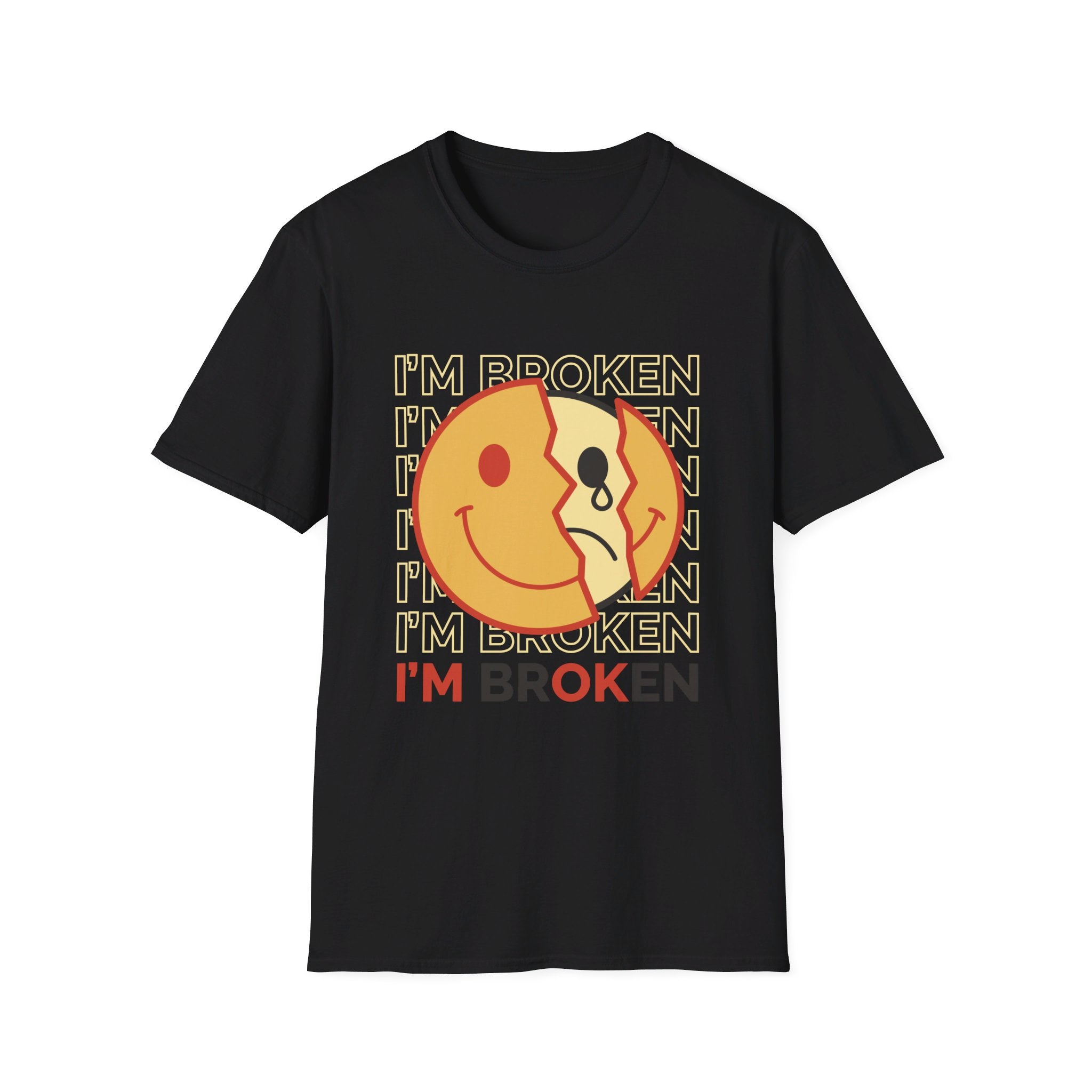 I´m Broken - Streetwear - Joker Edition - Front Design - Premium Bio Unisex T-Shirt