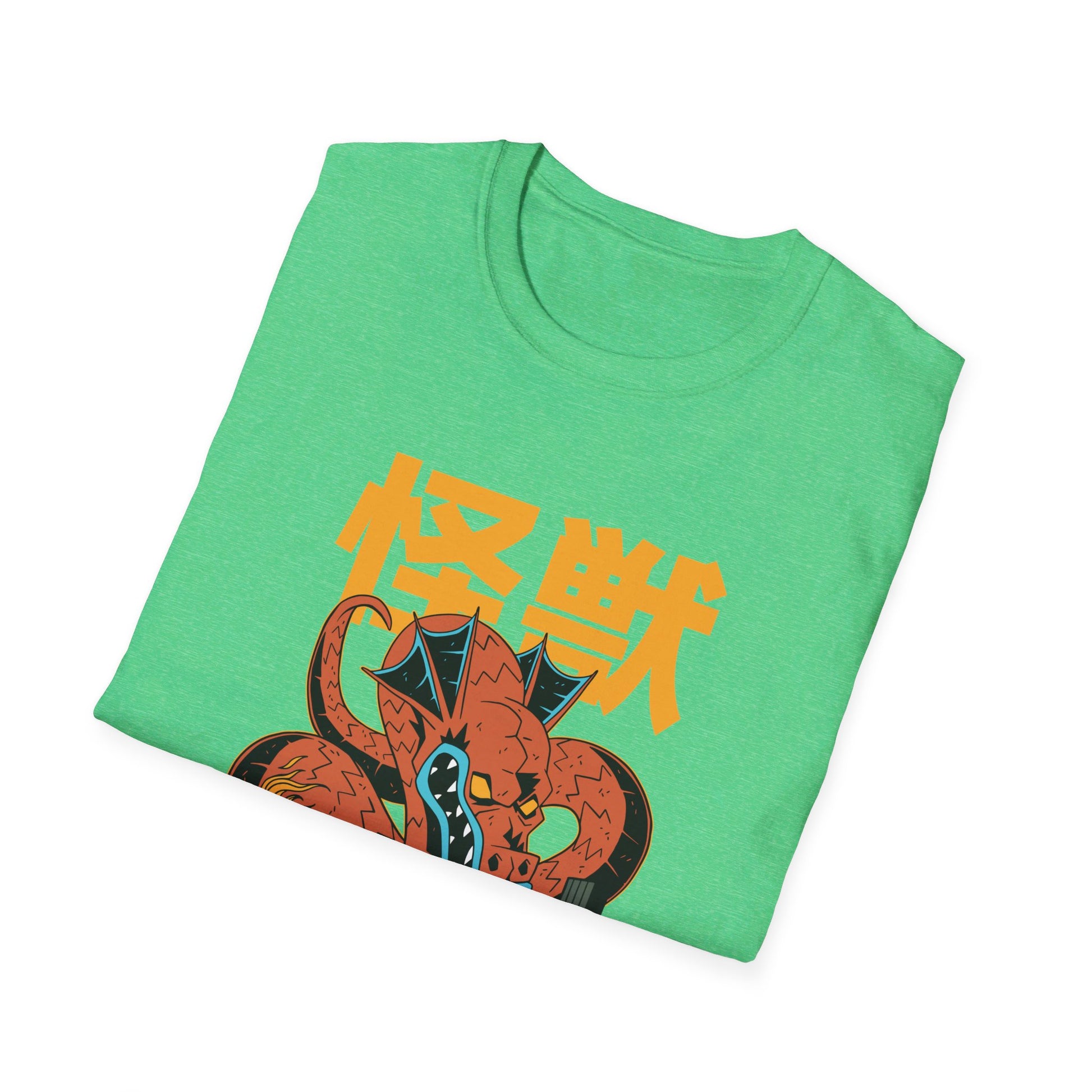 Dragon - Kaiju Monster - Front Design - Premium Bio Unisex T-Shirt - Pure Face Streetwear