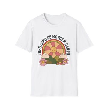 Retro Take care of Mother Earth - Hippie Retro - Unisex T-Shirt