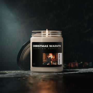 Christmas Warmth - Hand-Poured Scented Soy Wax Candle 9oz