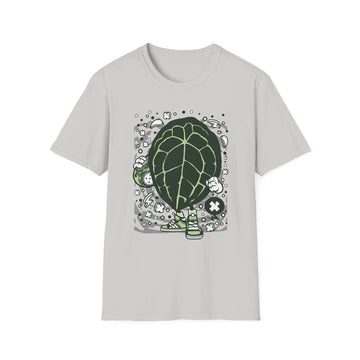 Anthurium Forgetii - Cartoon Plants - Front Design - Premium Bio Unisex T-Shirt