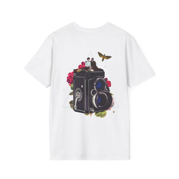 Camera - Quirky Collage - Unisex T-Shirt - Back Print