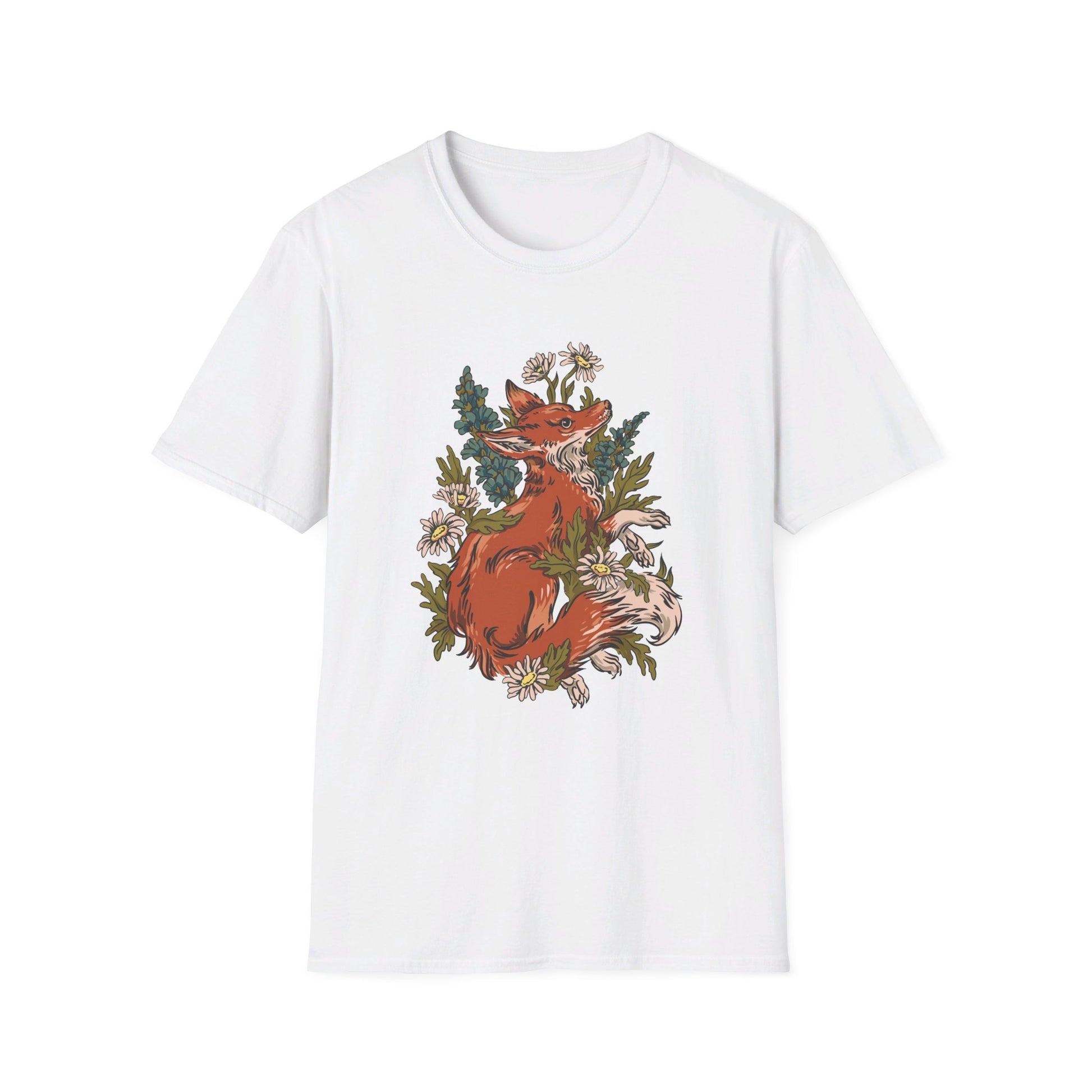 Fox Momiles - Animals In Nature - Front Design - Premium Bio Unisex T-Shirt - Pure Face Streetwear