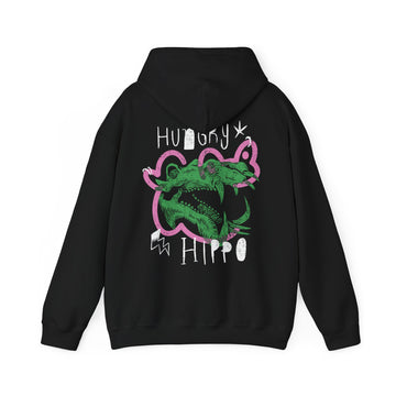 Hippo Skull - Punk Animal Skulls - Unisex Hoodie