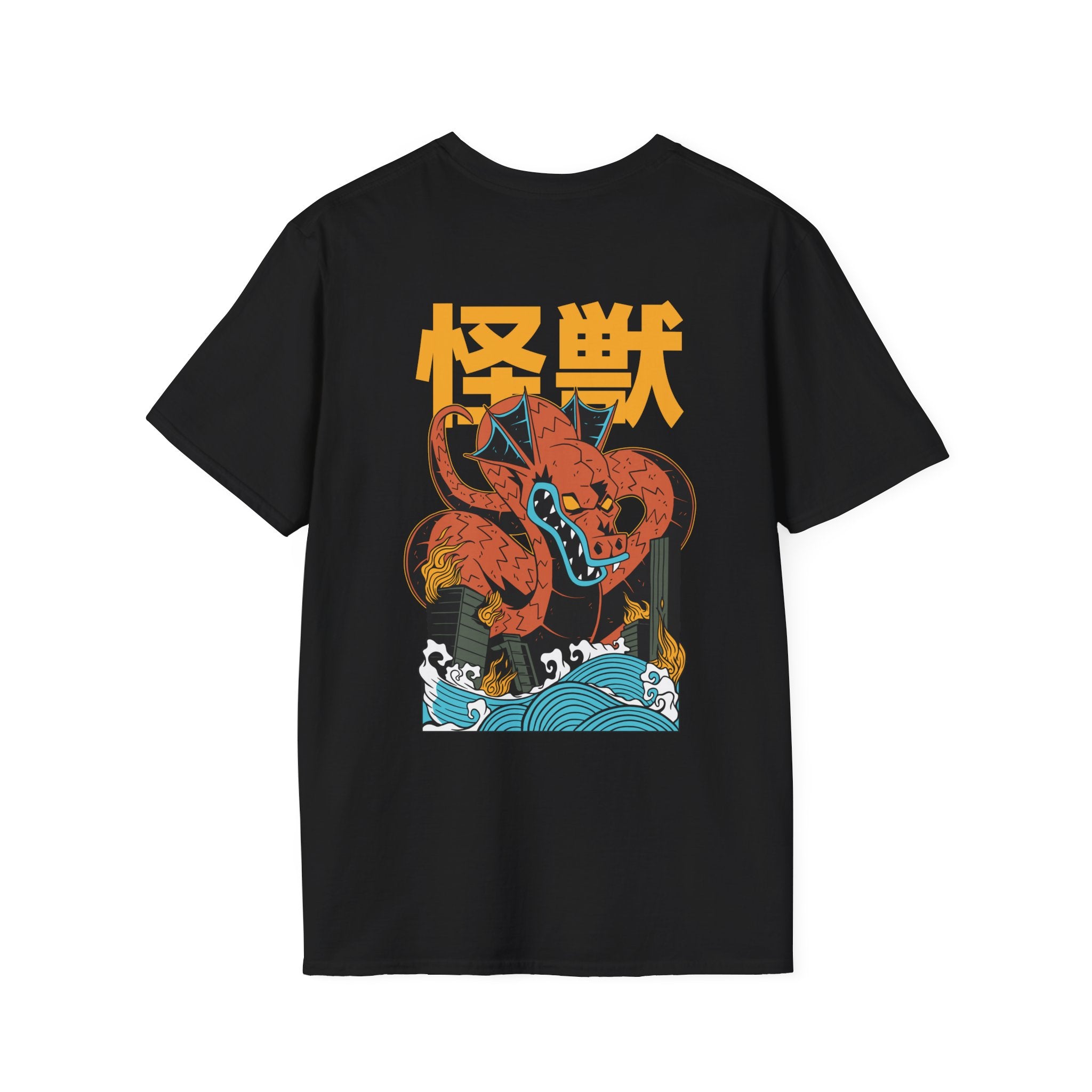 Dragon - Kaiju Monster - Unisex T-Shirt - Back Print